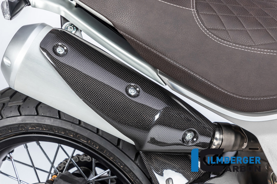 Ilmberger Carbon Exhaust Heat Shield right side R/S Glossy