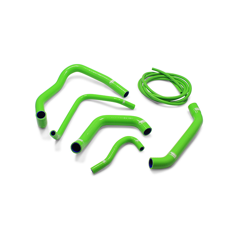 SAMCO SPORT Silicone Hose Kit, 6-piece, green, for Kawasaki GTR1400 model year 2010-2016