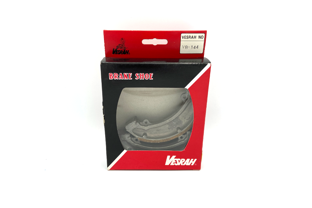 Vesrah VB-144 brake shoes for HONDA CR250 1982-1983, CB480R from model year 1983-