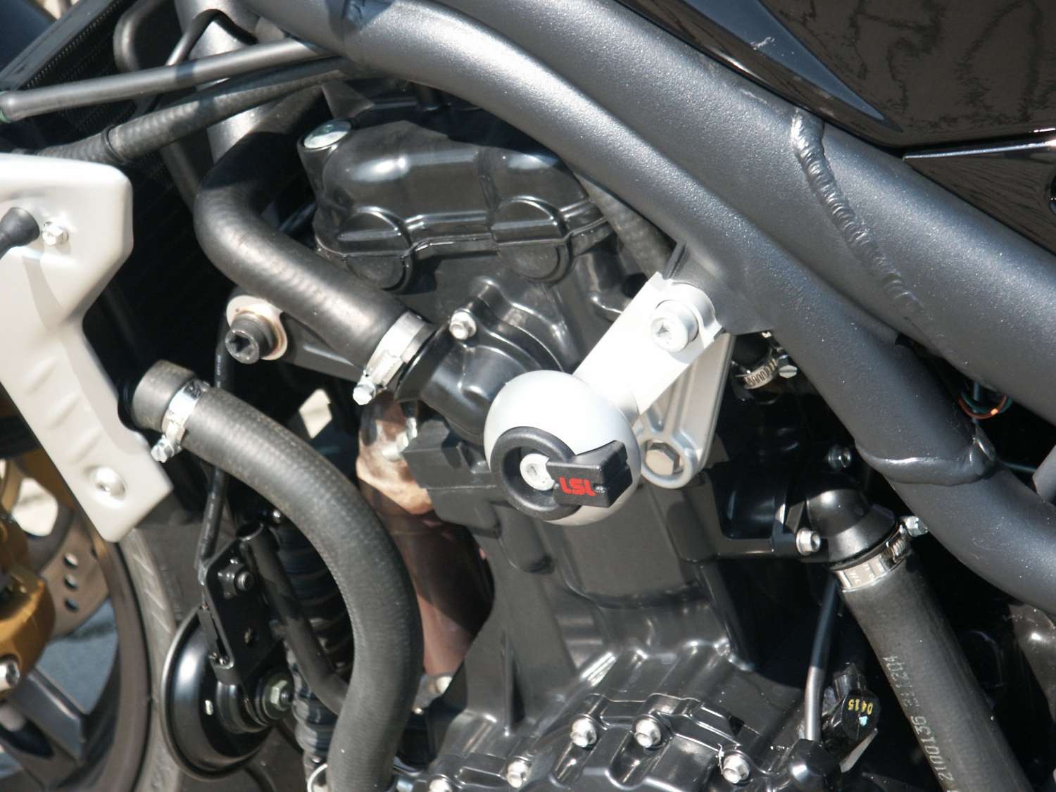 LSL Crash Pad Mounting Kit for Triumph Speed Triple, 2005-2010