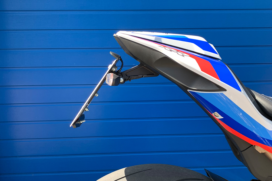 alpha Technik Contour-milled Aluminium License Plate Holder for BMW S1000RR; Type 2R99; Model Year 2019-