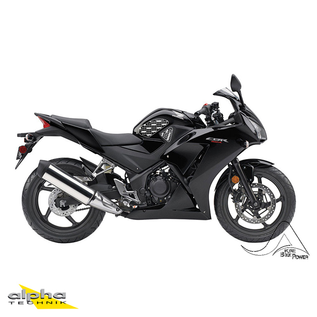 Stompgrip black, Volcano, for Honda CBR250R, 2015 and CBR300R, 2015-2025
