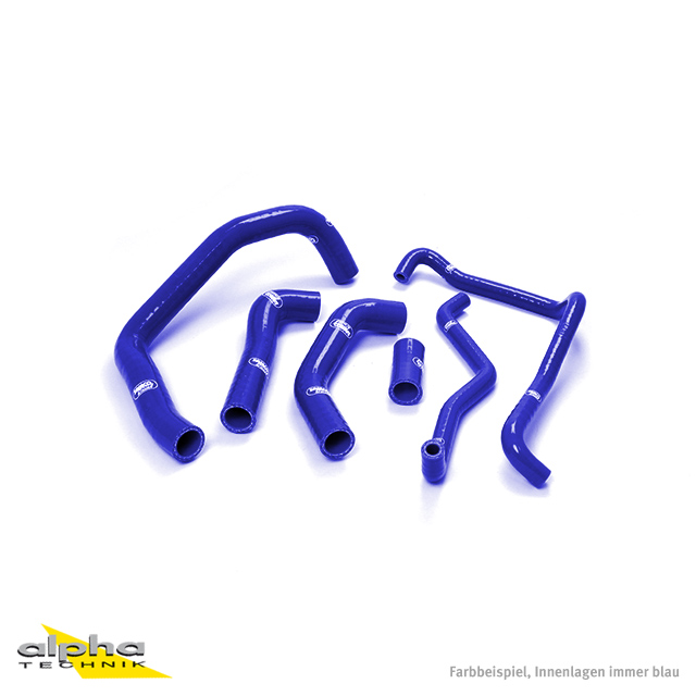 SAMCO SPORT Silicone Hose Kit Blue for Kawasaki ZX10R Model Year 2006-2007