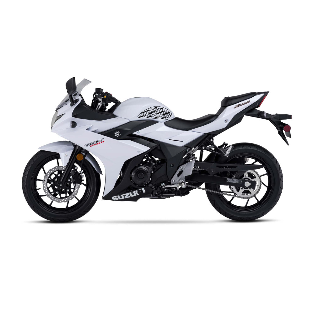 Stompgrip Clear Traction Pads for Suzuki GSX250R, 2018-2025