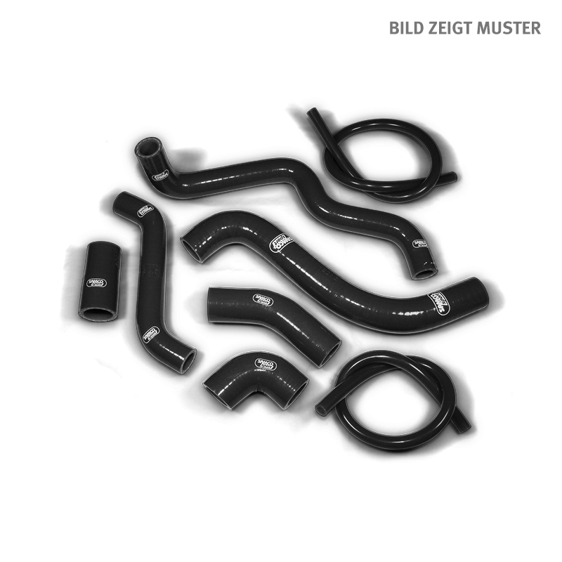 SAMCO SPORT Silicone Hose Kit black for Aprilia RSV1000 RSV1000 Tuono model year 1998-2005