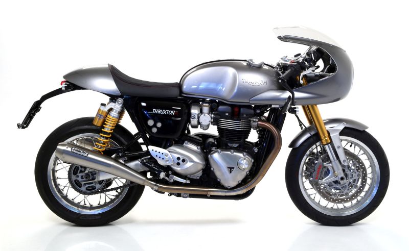 ARROW PRO RACING Exhaust Pair for Triumph Thruxton 1200 2016- / Speed Twin 2019- in Stainless Steel