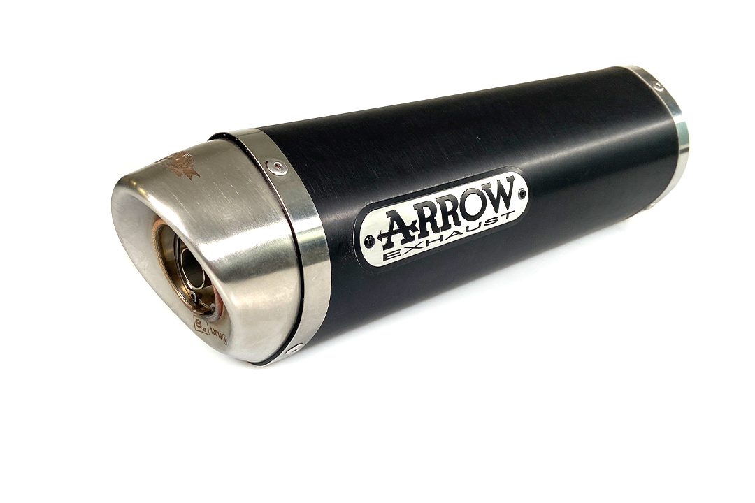 ARROW THUNDER Exhaust for KTM Duke 125 / Duke 200 2011-2016, Black Aluminium (Only with ARROW Mid-Pipe)