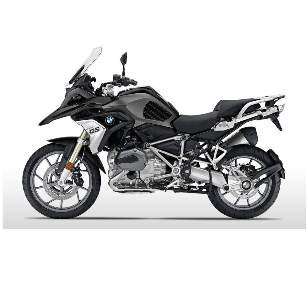 Stompgrip Traction Pads clear, for BMW R1200GS, 2017-2018, R1250GS, 2019-2024