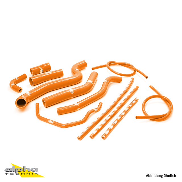 SAMCO SPORT Silicone Hose Kit orange for Yamaha FZ1 Fazer model year 2006-2011