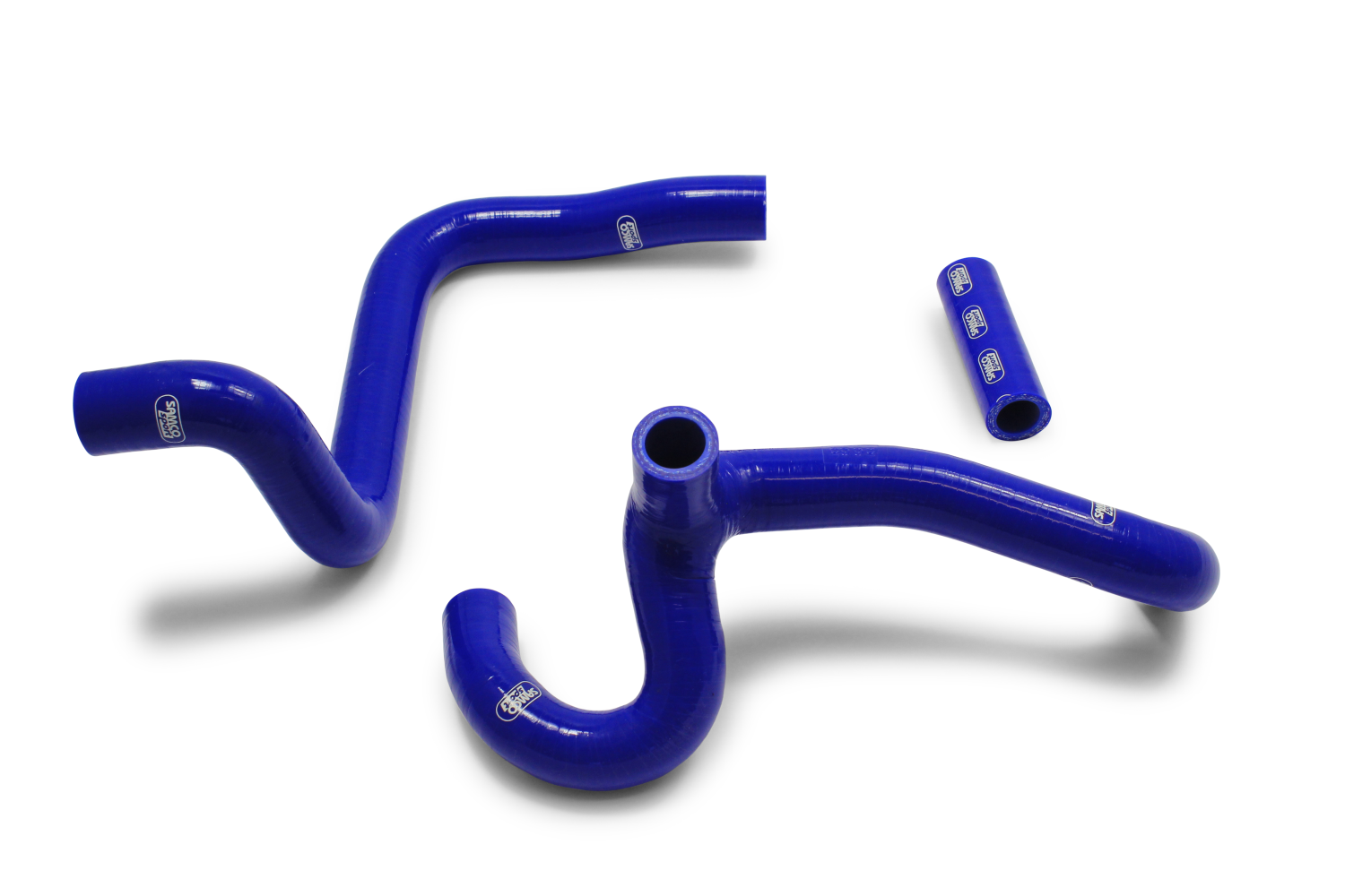 SAMCO SPORT Silicone Hose Kit Y-Piece - Race Design blue for Suzuki RM-Z450 Model Year 2018-2023