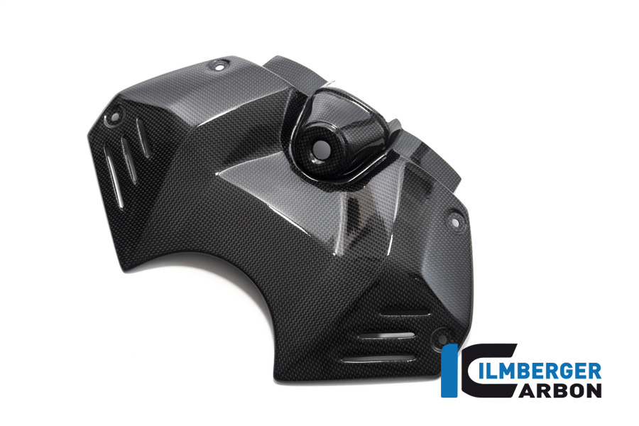 Ilmberger Carbon upper fuel tank cover with ignition cover, glossy, Ducati Panigale V4, V4S, V4R 2019-