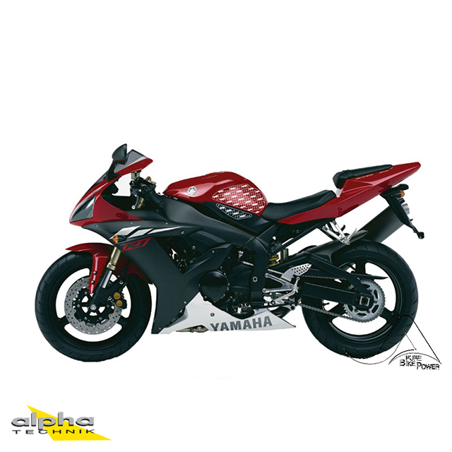 Stompgrip clear, Volcano, for Yamaha YZF-R1, 2002-03