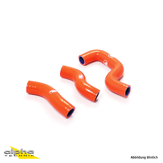 SAMCO SPORT Silicone Hose Kit Orange for KTM 450 SMR 450 SX-F 450 XC-F Husqvarna FC450 FS450 Model Year 2013-2015