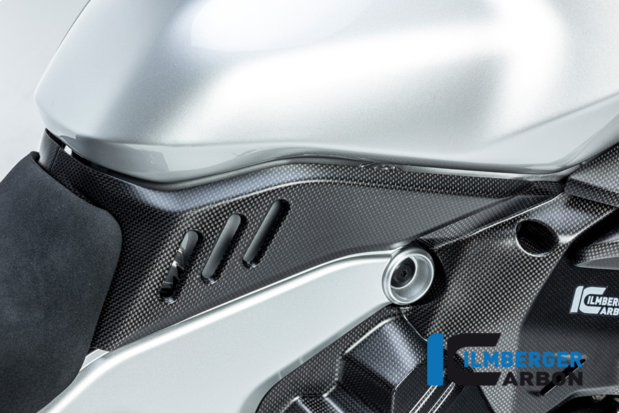 Ilmberger Carbon Cover under the fuel tank right side R/S for Ducati Diavel V4 2023-, matt