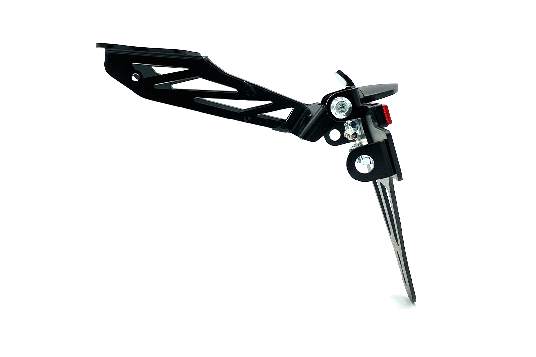 alpha Technik Number Plate Holder for Yamaha MT09 / Tracer 900, Type RN29 / RN43 / RN57 Model Year 2015-