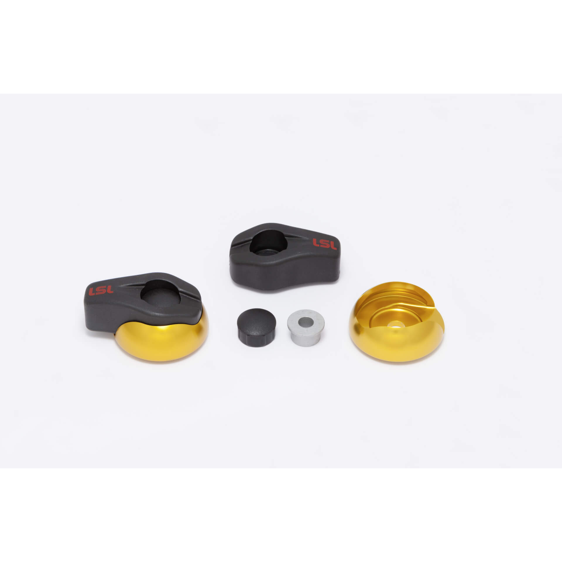 LSL Crash Pad Classic Heads, gold, pair