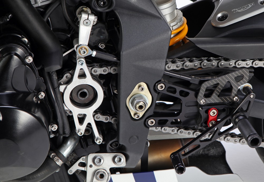 LSL Sprocket Cover Kit 675 Street Triple, silver