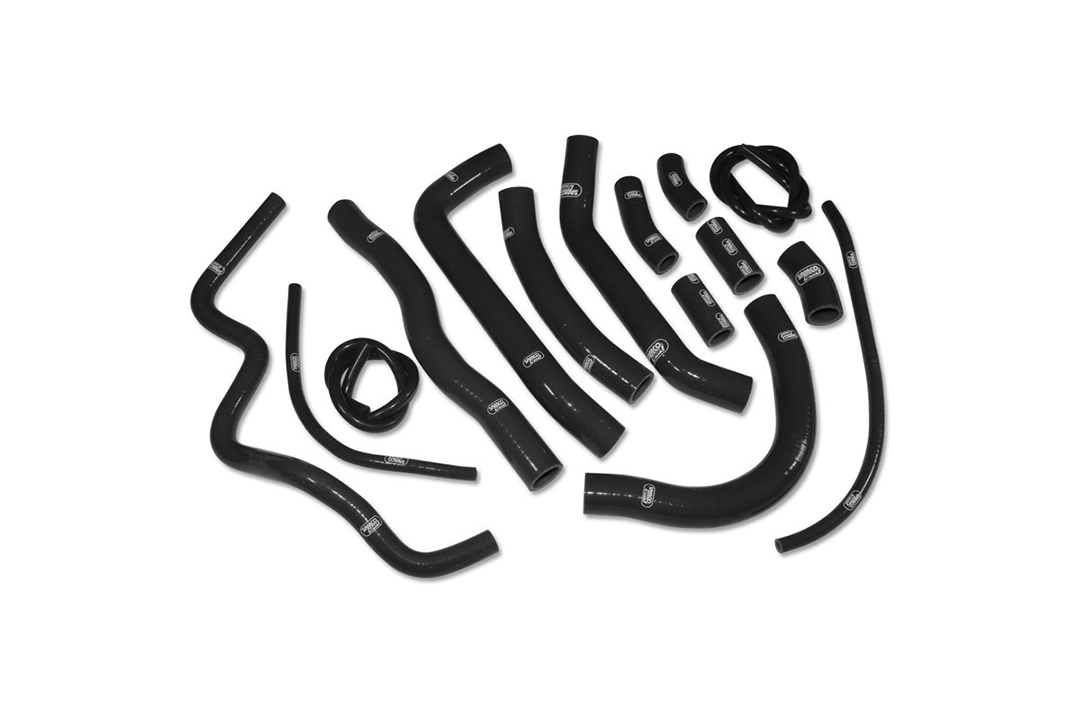 SAMCO SPORT Black Silicone Hose Kit for Honda VFR800 Model Year 1998-2001
