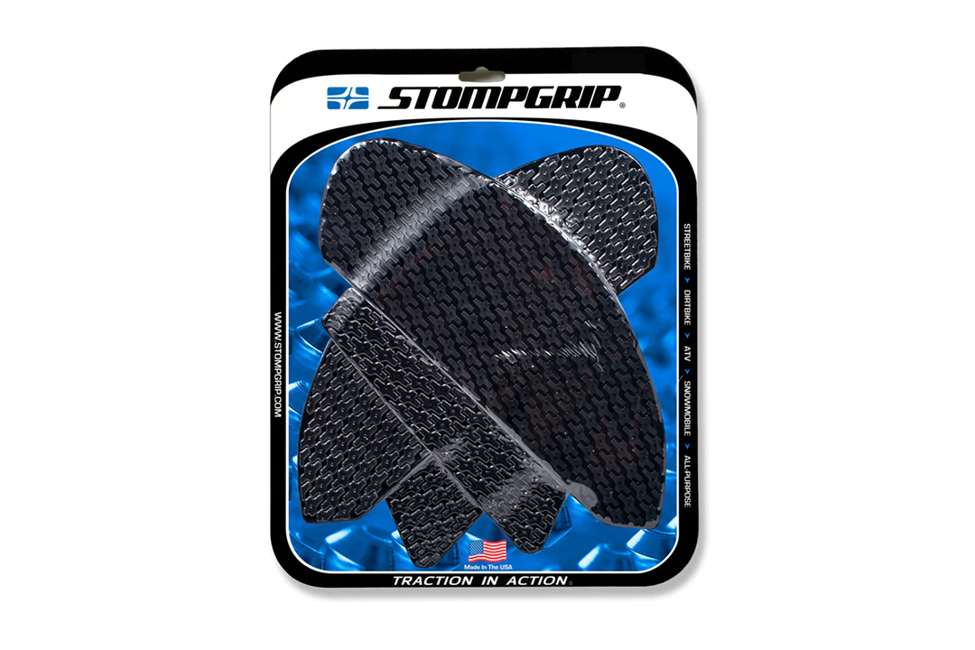 Stompgrip fuel tank Pad, Black, Icon, Streetbike fuel tank Kit, for Yamaha, YZF-R7, 2022-2025