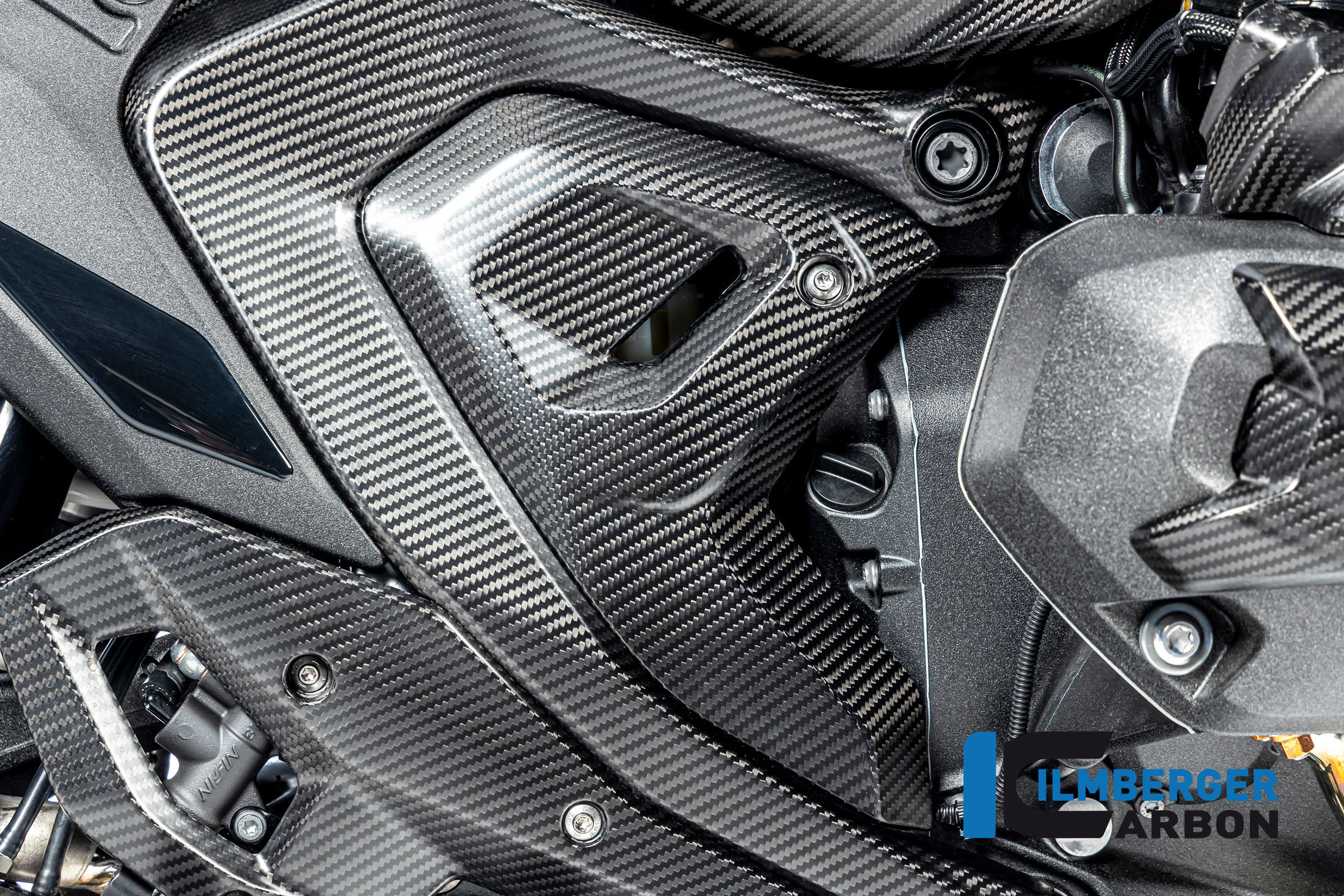 Ilmberger Carbon frame triangle cover right, matt, BMW R1300GS 2023-