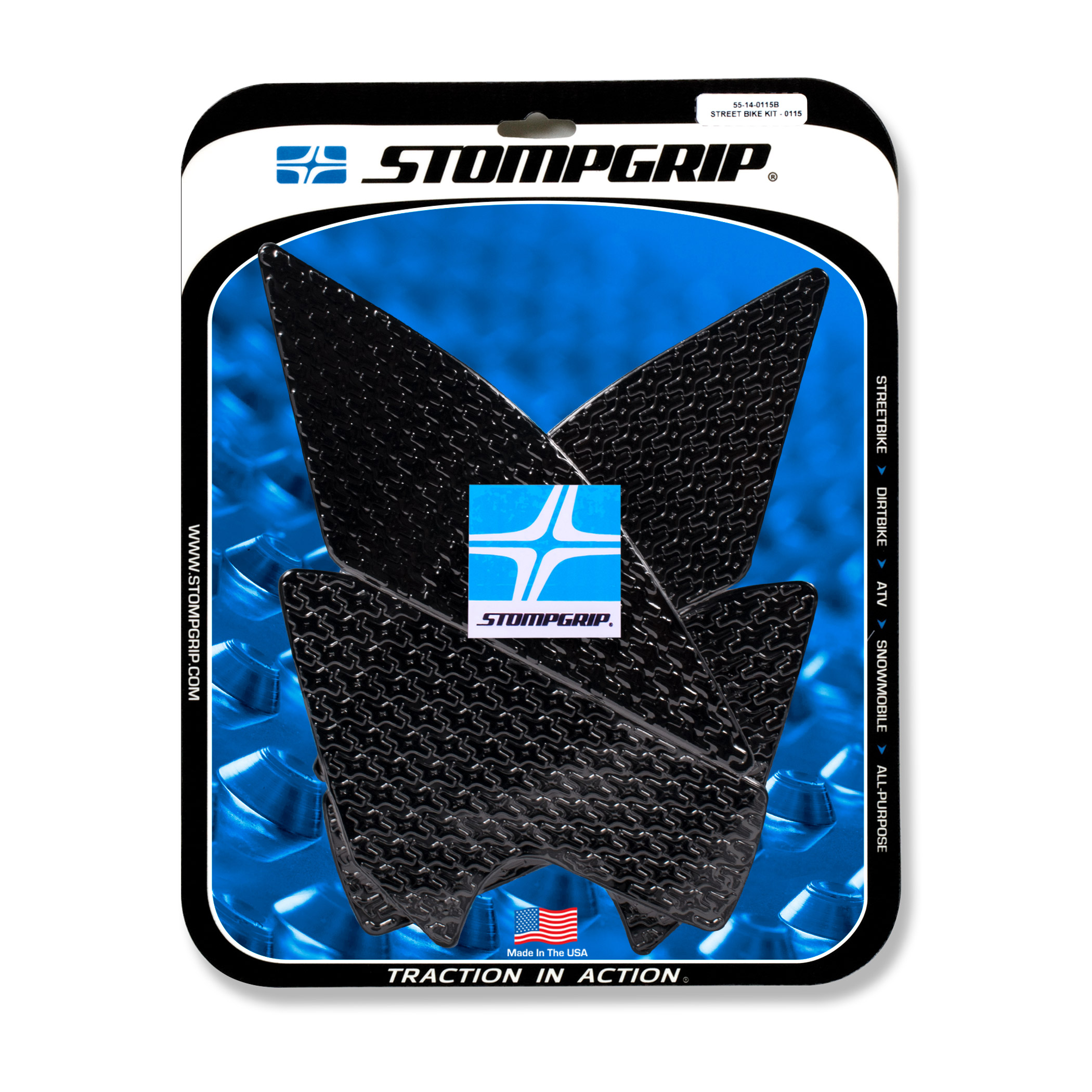 Stompgrip Traction Pads black, for BMW S1000XR, 2014-2019