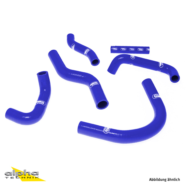 SAMCO SPORT Silicone Hose Kit blue for Honda RVF400 Model Year 1994-1996.