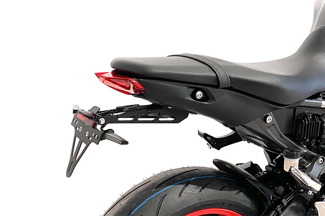 alpha Technik Licence Plate Holder for Yamaha MT-09 / MT-09 SP, Type RN69 / RN82 / RN83, from Model Year 2021-