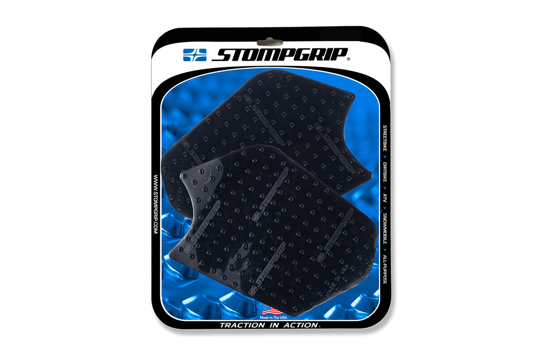 Stompgrip fuel tank Pad, Black, Volcano, Streetbike fuel tank Kit - fuel tank Sides, for Honda MSX125 Grom, 2021-2024