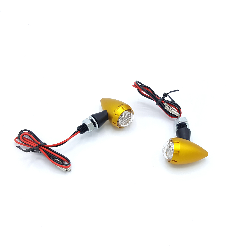 Barracuda flasher light, turn signal S-LED B-LUX gold