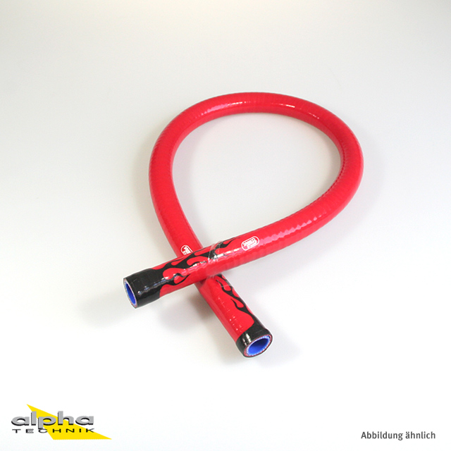 SAMCO SPORT Superflex Silicone Hose, Flame Design, 2 Colours Selectable, 19 mm Inner Diameter