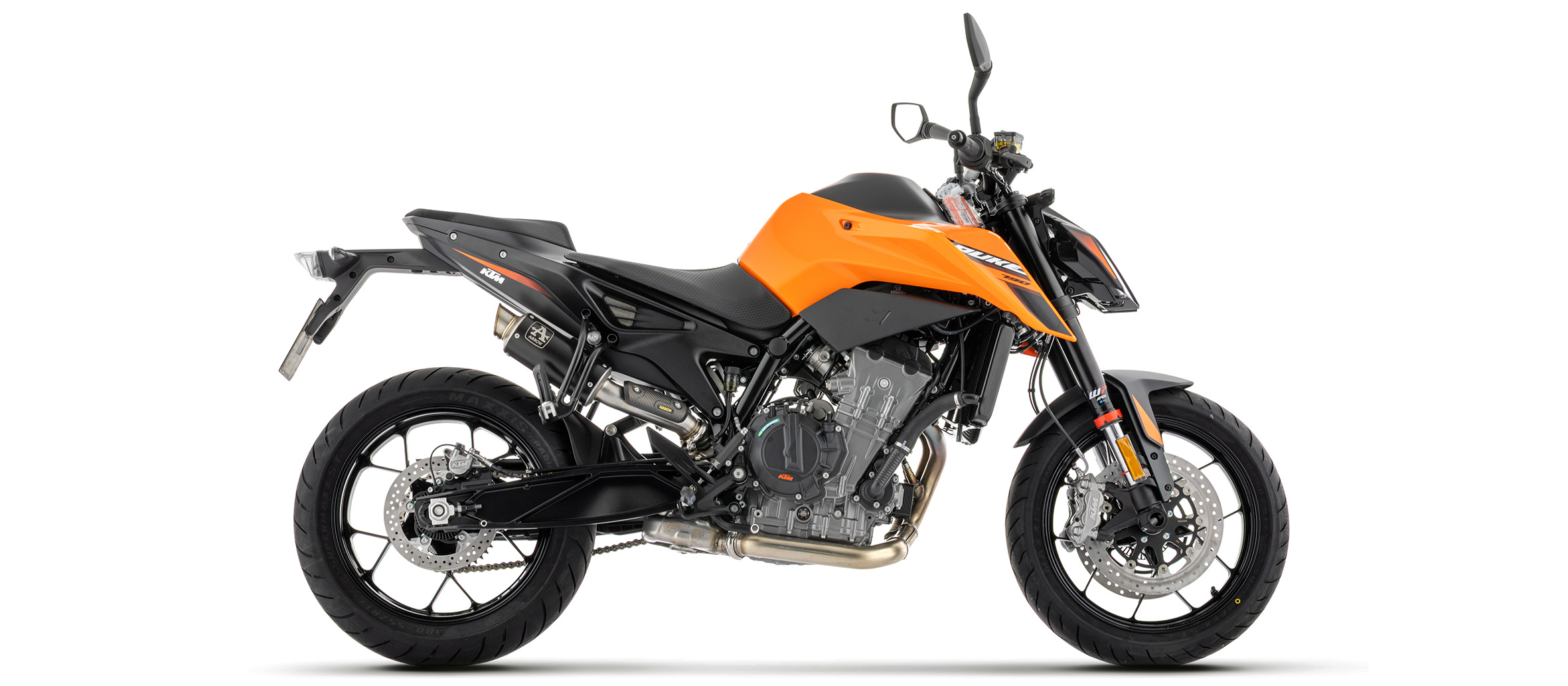 ARROW GP2 NiChrome Black Exhaust for KTM 790 Duke, 2025-