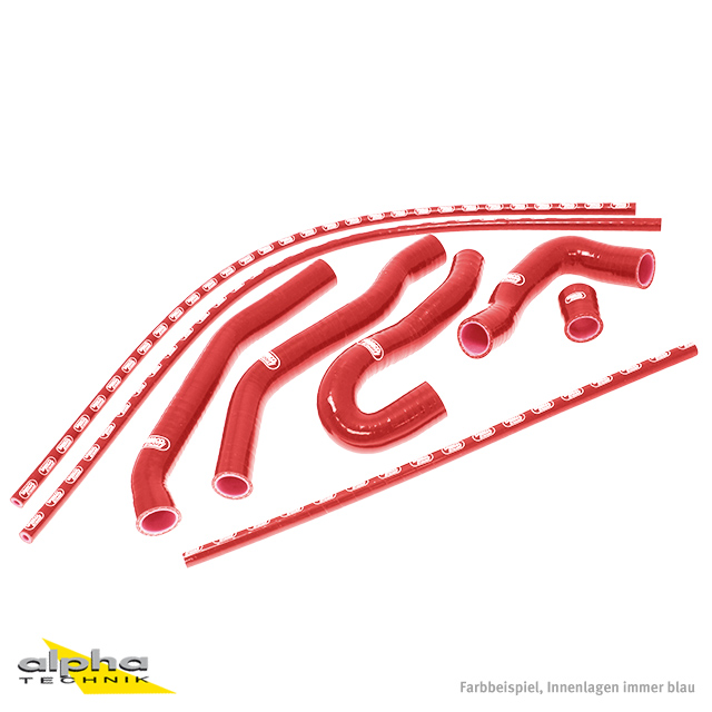 SAMCO SPORT Silicone Hose Kit in red for Benelli TNT899 TNT1130 for all model years