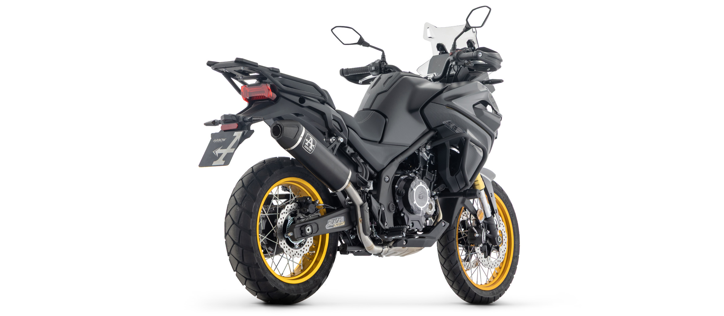 ARROW DARK INDY RACE Voge DS525X 2025- Black Aluminium