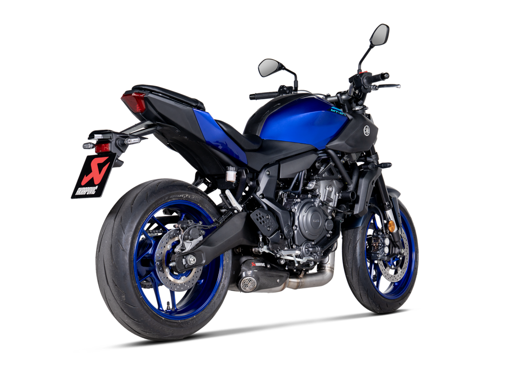 Akrapovic Racing Line (Titanium) exhaust system for Yamaha MT-07, FZ-07 2021-2025, Tracer 7, GT, 2020-2025