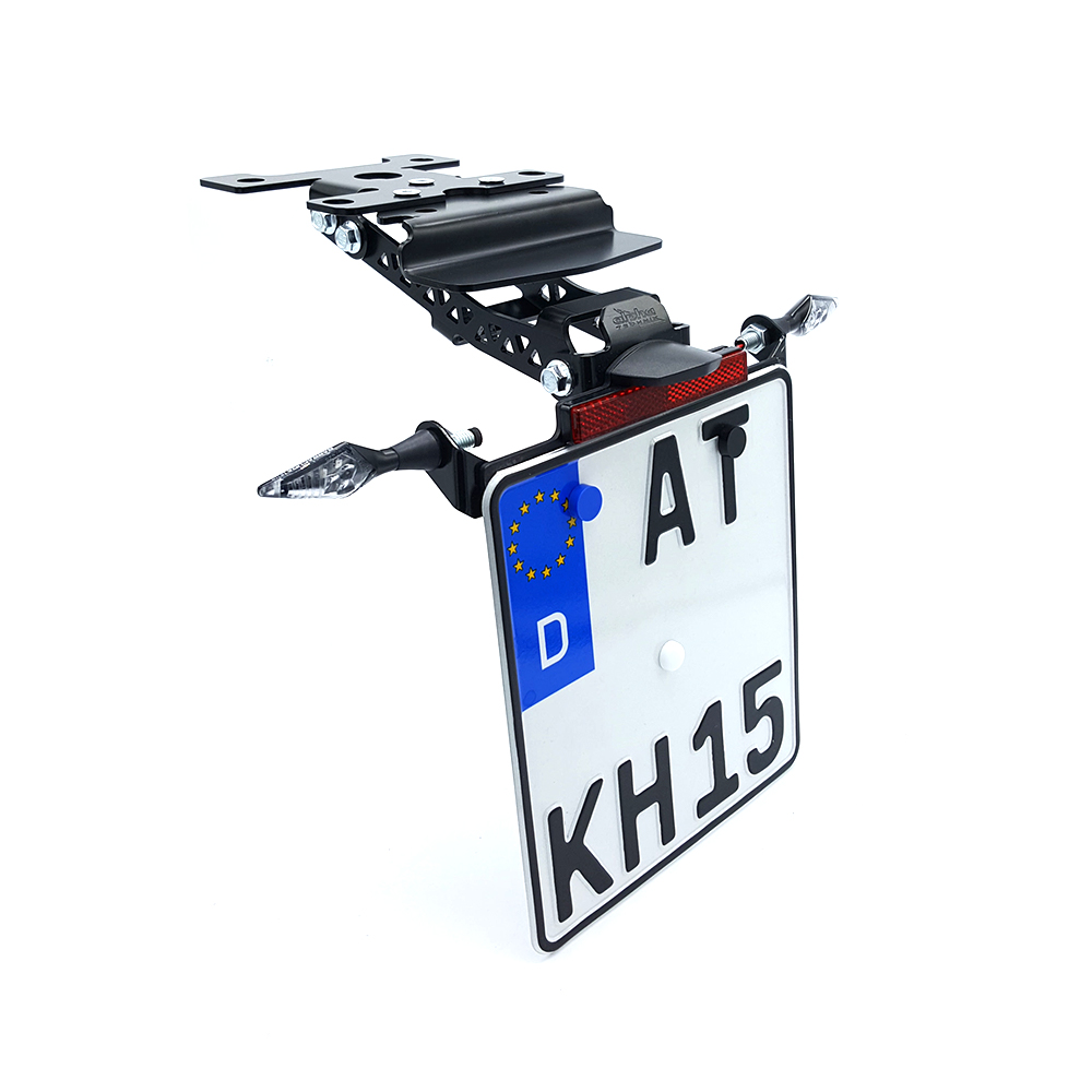 alpha Technik Licence Plate Holder for Yamaha Tenere 700, from model year 2019-