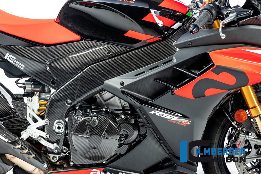Ilmberger Carbon frame cover right side R/S gloss for Aprilia RSV4 2021-