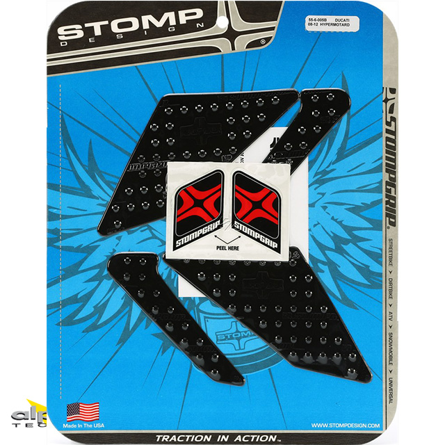 Stompgrip black, Volcano, for Ducati Hypermotard 1100, 2007-12
