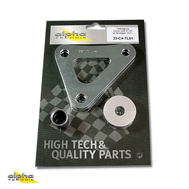 alpha Technik 30mm Lowering Kit for Suzuki GSXR600; Type C3; Model Year 2011-