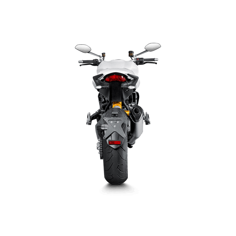 Akrapovic Link Pipe (Titanium) exhaust system for Ducati Monster 1200 R year 2017-2018