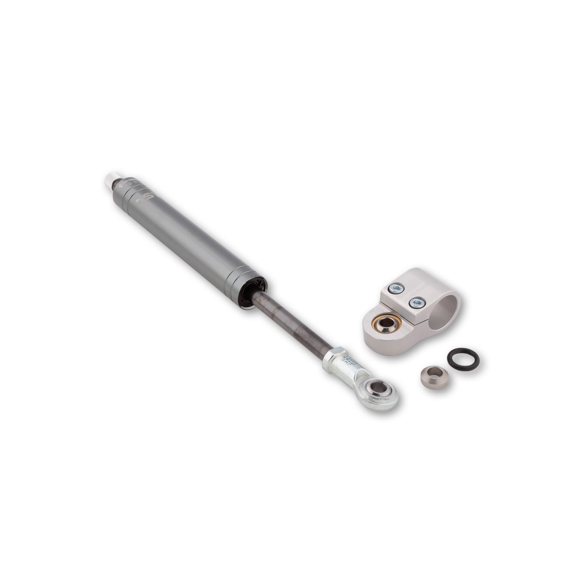 LSL steering damper 70mm stroke/clamp 18mm high/M8