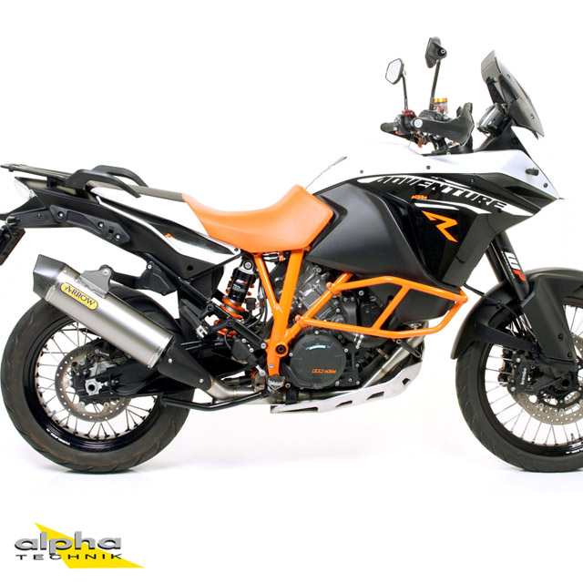 ARROW MAXI RACE-TECH exhaust for KTM Adventure 1090/1190/1290 2013- in titanium