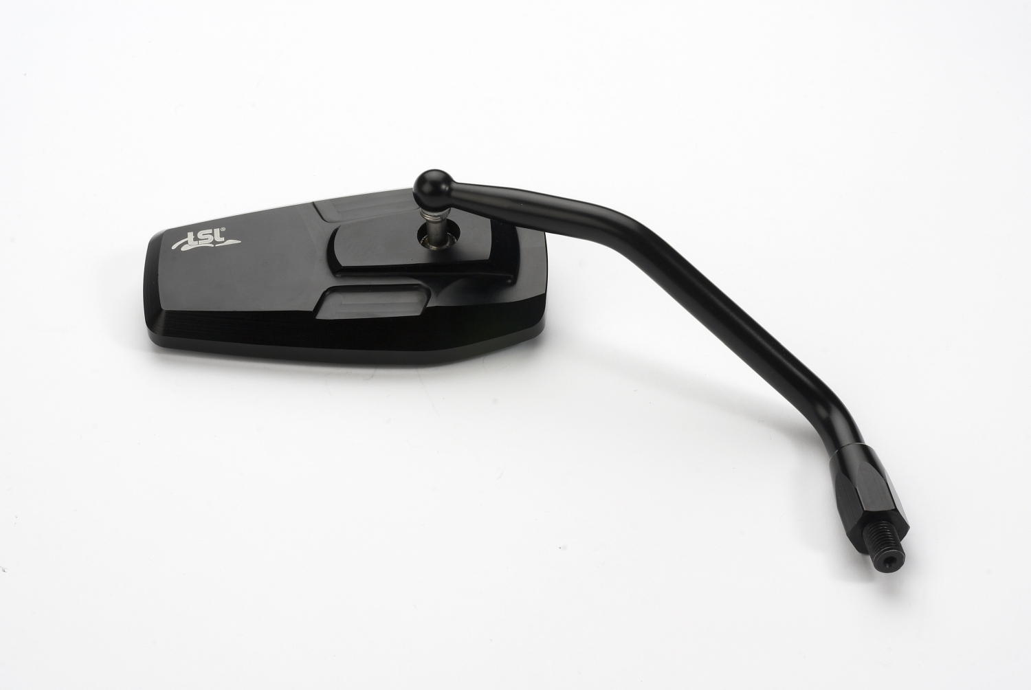 LSL Gonia Mirror, handlebar mirror, right side R/S, black. Approved for vehicles with German operating permit (approx. up to model year 2000). No ECE approval!