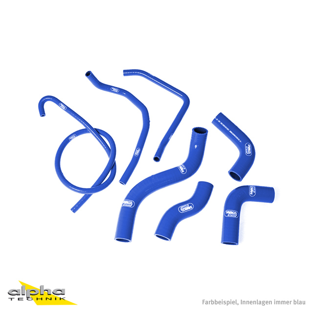 SAMCO SPORT Silicone Hose Kit blue for Kawasaki Z1000 Model Year 2003-2006