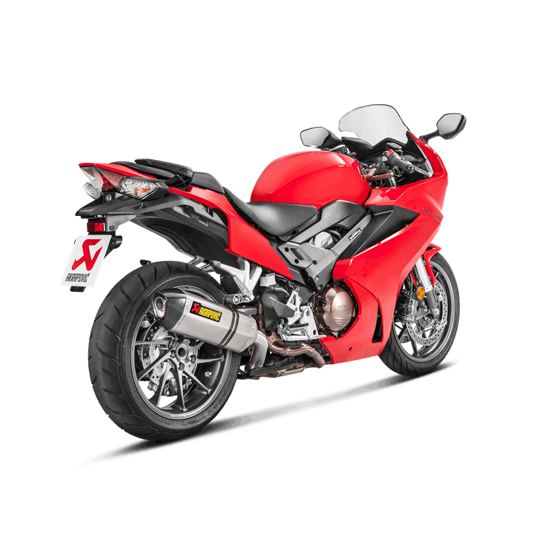 Akrapovic Slip-On Line (Titanium) Exhaust for Honda VFR800F / VFR800X Crossrunner Model Year 2017-2020
