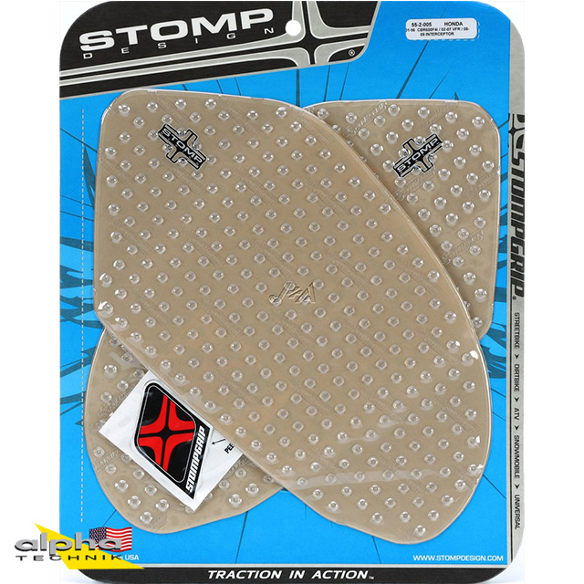 Stompgrip clear, Volcano, for Honda CBR600F, 2000- and VFR800, 2002-2013