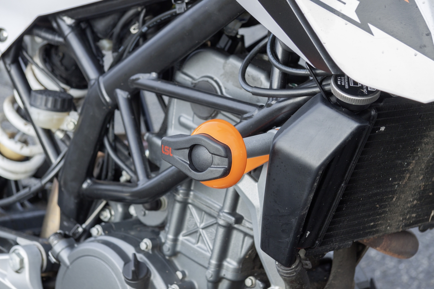 LSL Crash Pad Mounting Kit for KTM Duke 125, Duke 200