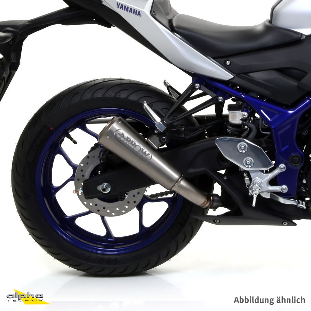 ARROW PRO RACE for Yamaha MT-03 from model year 2016- / YZF-R3 from model year 2015- / YZF-R25 model year 2015-2016