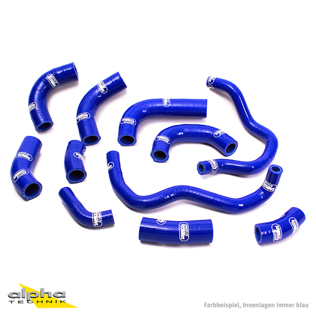SAMCO SPORT Silicone Hose Kit blue for Honda CBR600RR Model Year 2005-2006