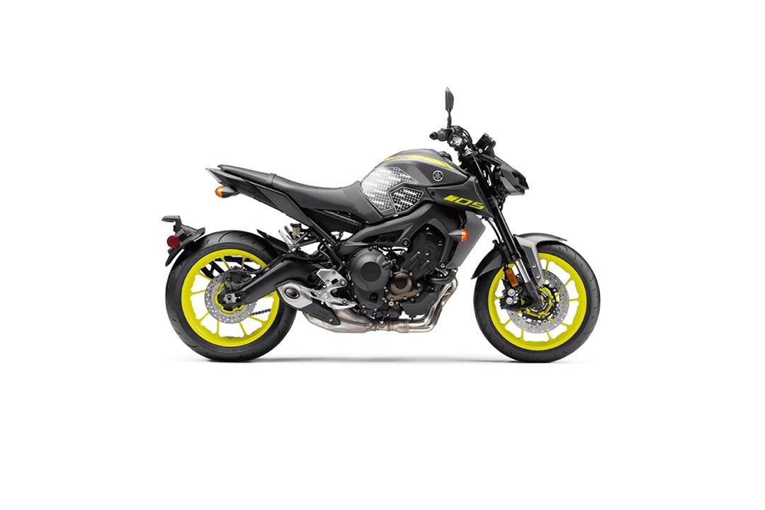 Stompgrip Tank Pad Hybrid, Icon, for Yamaha MT-09, 2014-2020