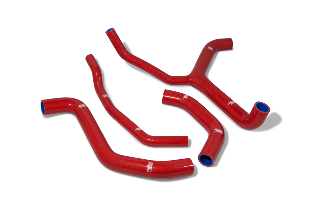 SAMCO SPORT Silicone Hose Kit Race Bike Design Red for Kawasaki ZX10R SE RR Model Year 2016-2021